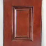 Dark Cherry cabinet sample from the Cutting Edge Restoration cabinet selection