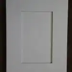White Shaker cabinet sample from the Cutting Edge Restoration cabinet selection