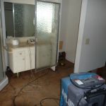 bathroom water damage
